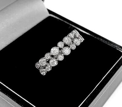 New 18ct White Gold Diamond Ring