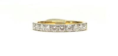 New 18ct Yellow Gold 0.50ct (approximate) Diamond Half Hoop Ring (MADE TO ORDER)
