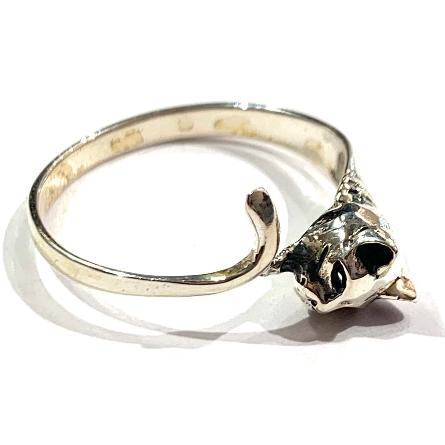 New Silver Cat Ring