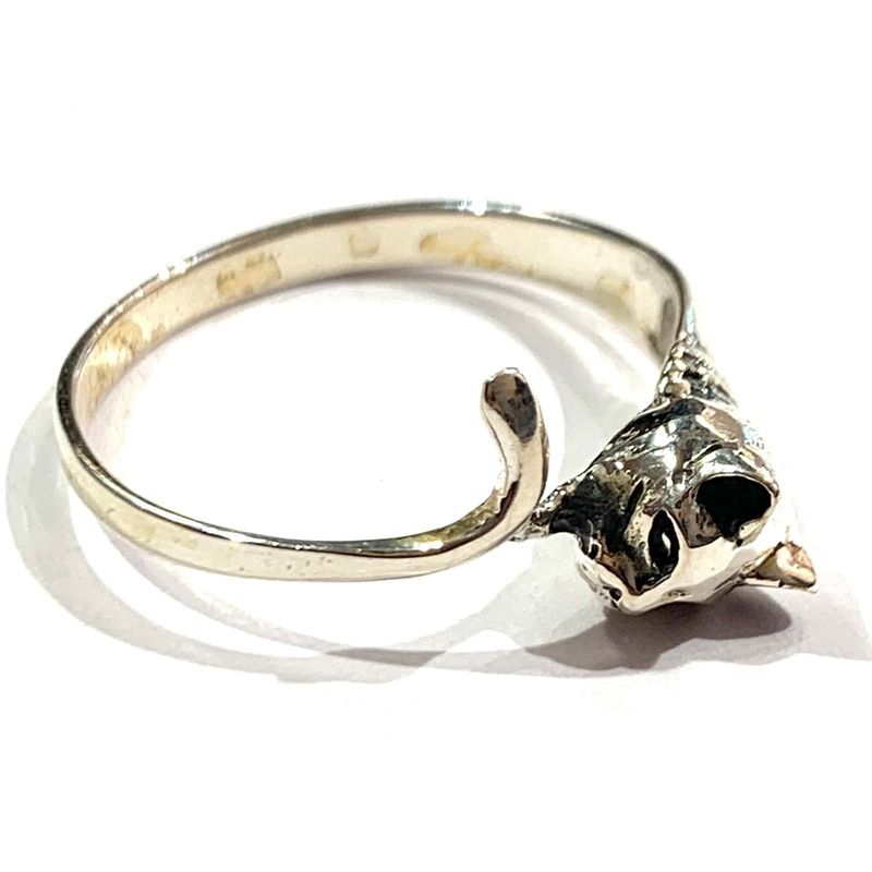 New Silver Cat Ring