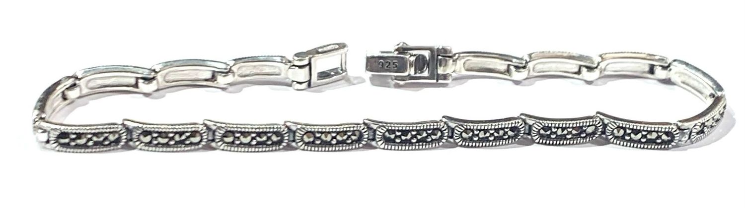 New Silver Marcasite Bracelet