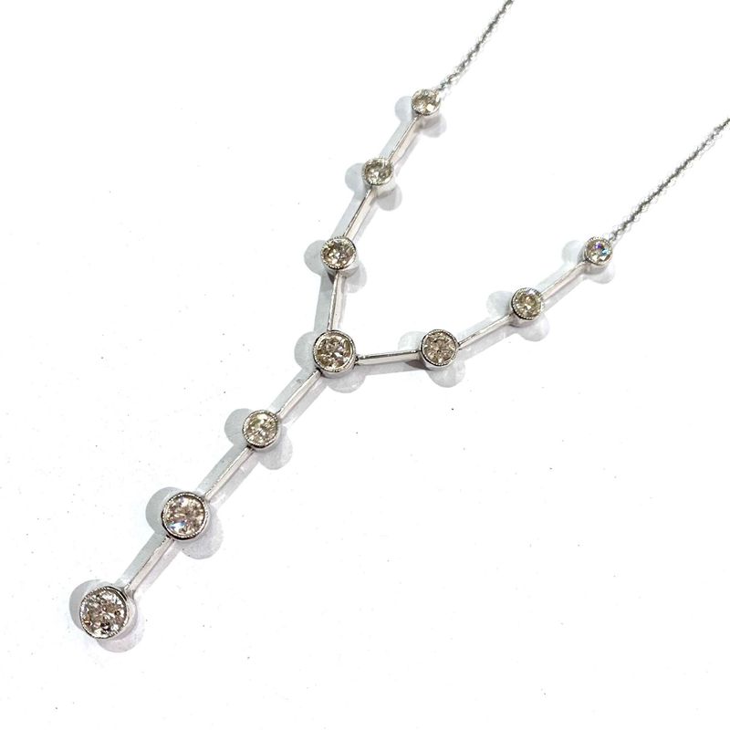 New 18ct White Gold Diamond Necklace
