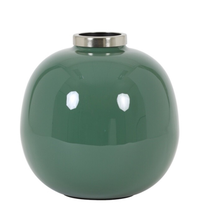 Green vase
