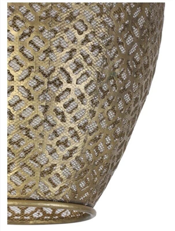 Morocco gold hanging pendant light
