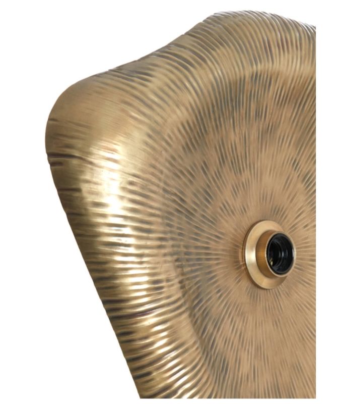 Wall lamp 41x9x41 cm Shield antique bronze
