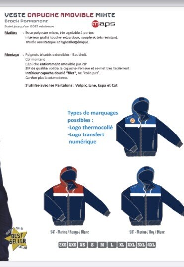 Veste de jogging Bleu marin