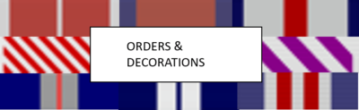 ORDERS & DECORATION RIBBONS