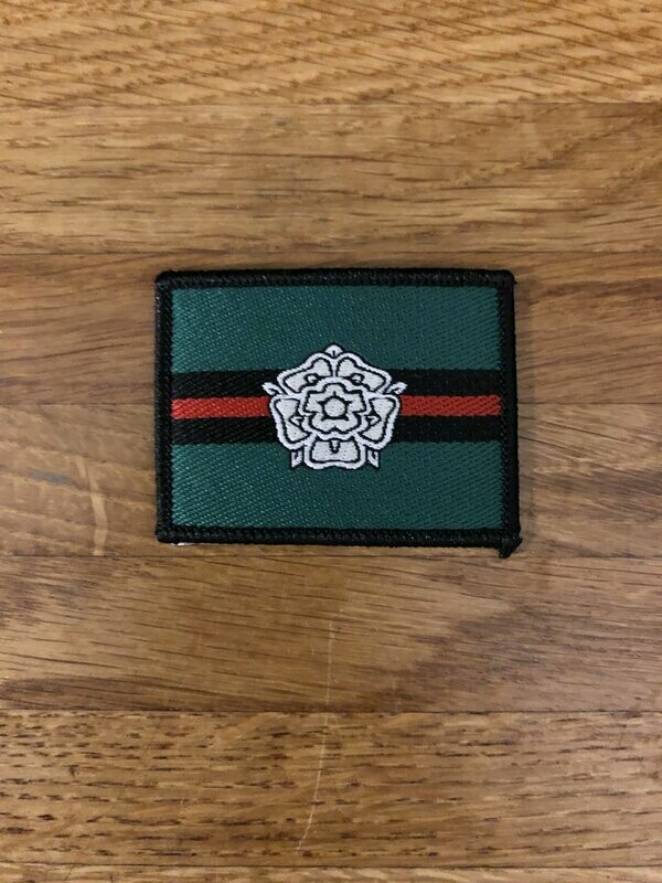 YORKSHIRE REGIMENT BRITISH ARMY TRF FLASH PATCH YORKS TRF