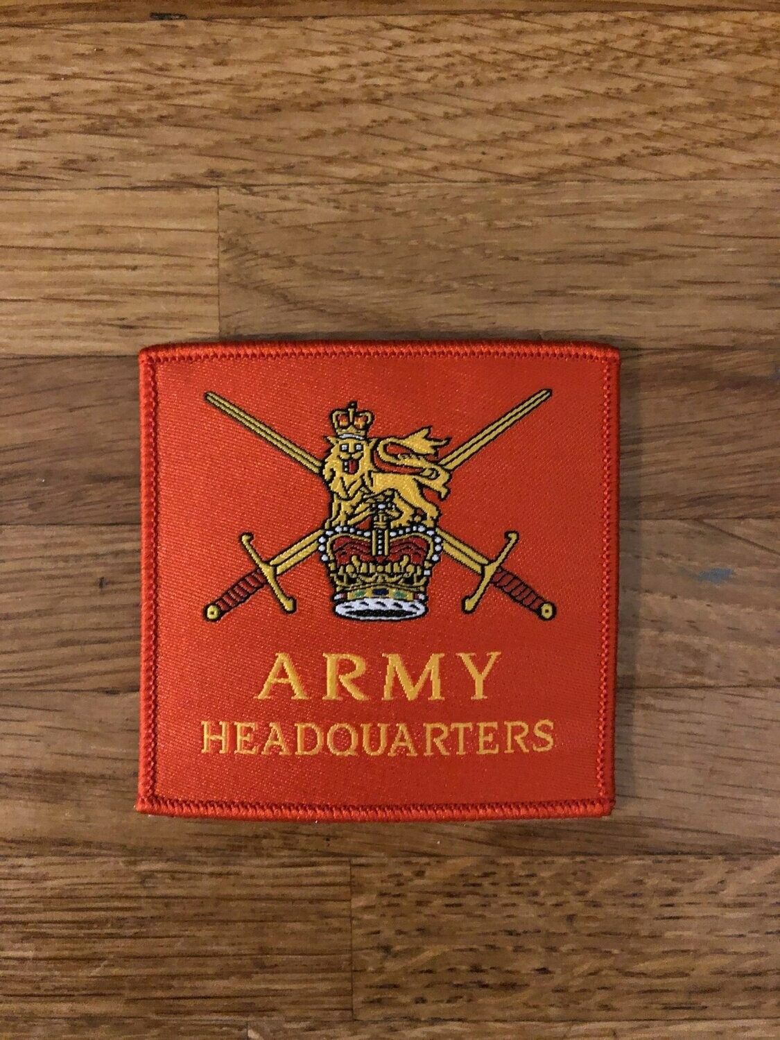 British Army HQ Head Quarters - Tactical Recognition Flash TRF