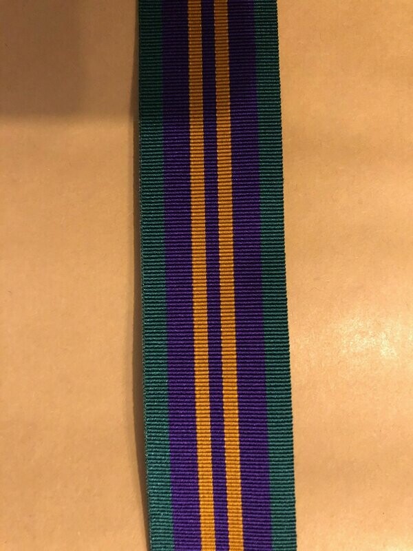 Accumulated Service Full Size Medal Ribbon ACSM 2