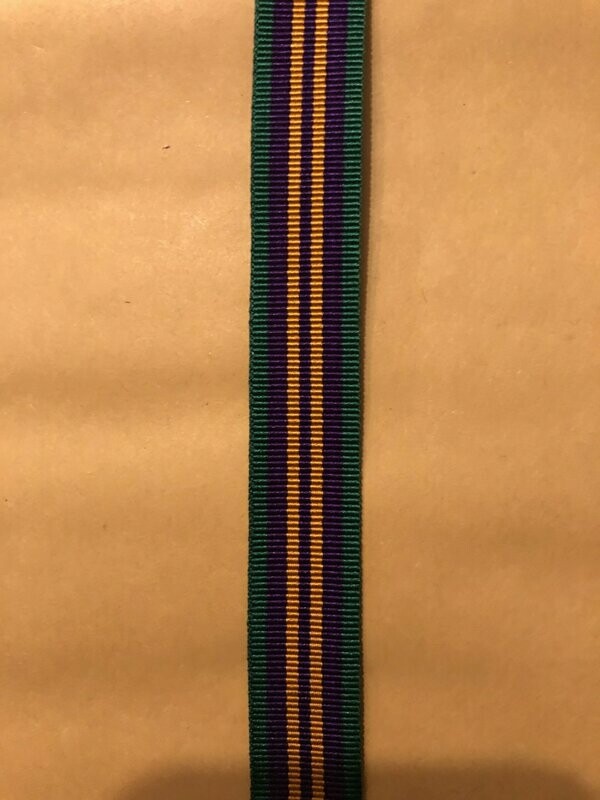 Accumulated Service  Miniature Size Medal Ribbon ASCM 2