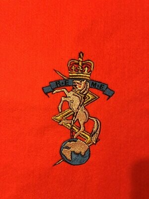 The Royal Electrical & Mechanical Engineers (REME) Machine Embroidery Badge