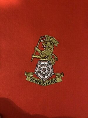 ​The Yorkshire Regiment Machine Embroidery Badge