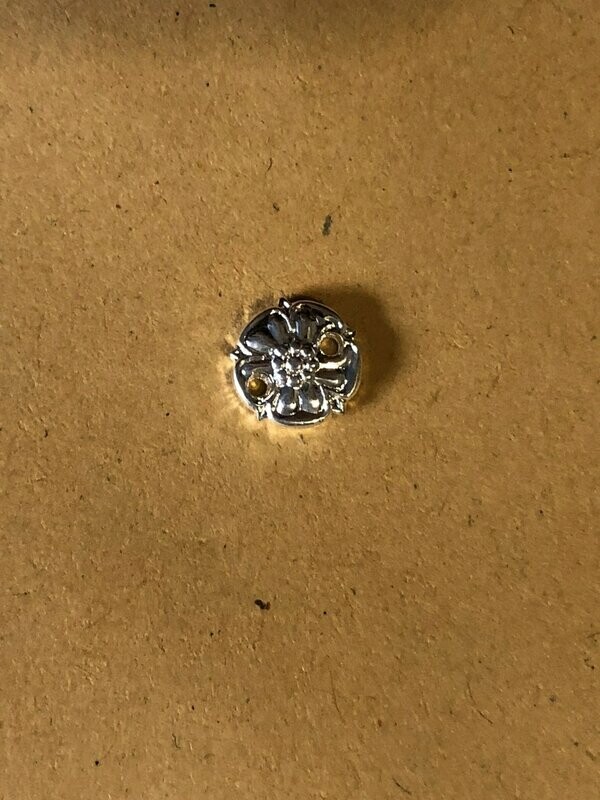 Miniature Silver Campaign Rosette for Medal Mounting