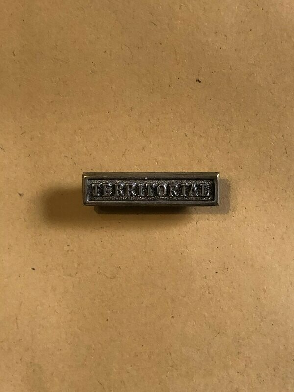Miniature Medal Clasp TERRITORIAL