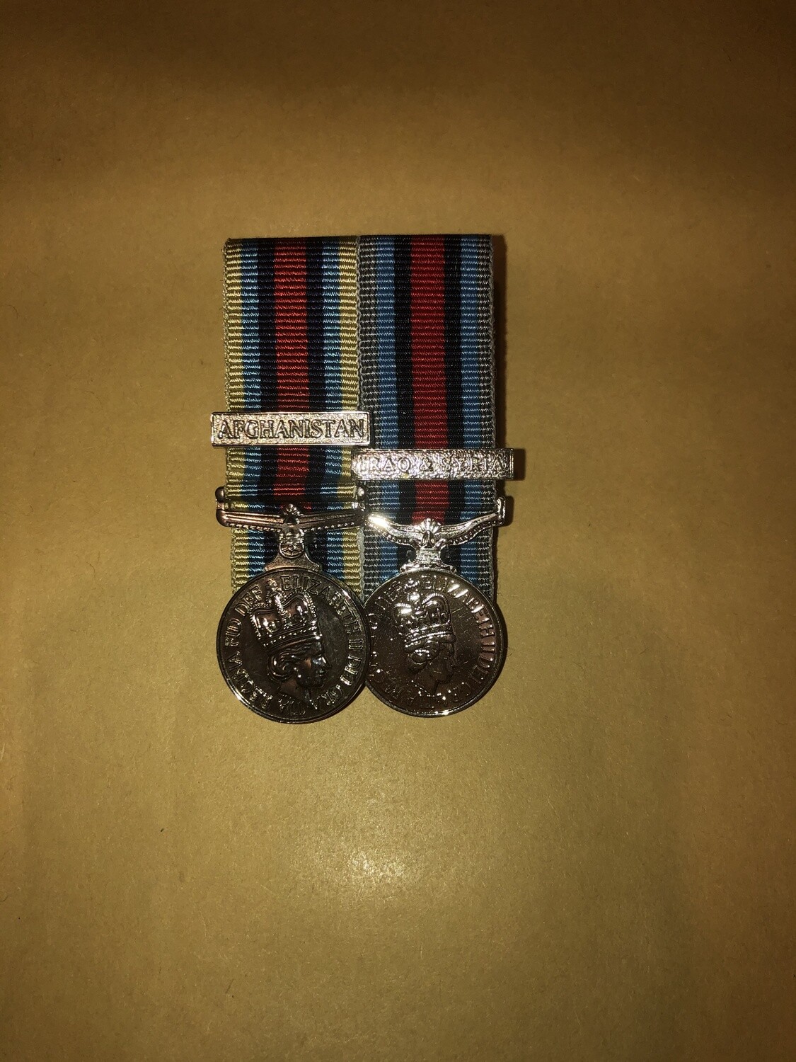 Court Mounted Miniature Medal Set, Afghanistan, Shader ( Syria/Iraq)