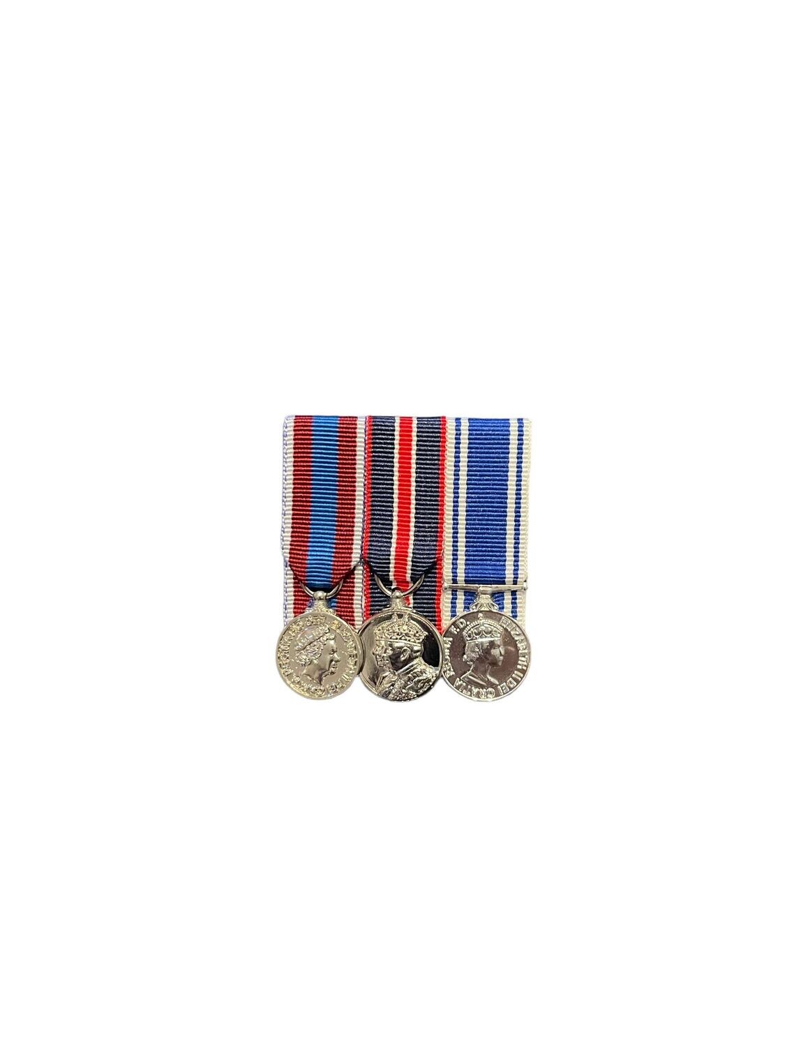 Court Mounted Miniature Medal Set, Platinum Jubilees, Kings coronation, Police LSGC