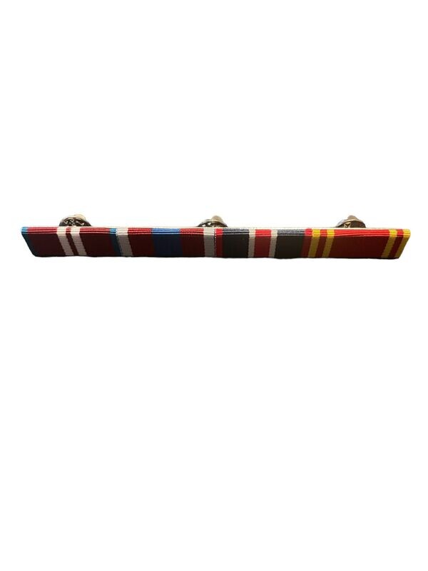 RIBBON BAR AND PIN, Queens Diamond, Platinum Jubilee, King's Coronation And Fire Brigade LSGC