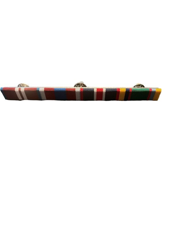 RIBBON BAR AND PIN, Queens Diamond, Platinum Jubilee, King's Coronation And Cadet Medal