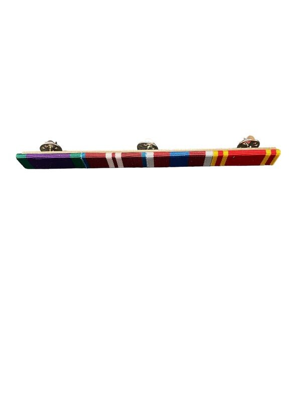 RIBBON BAR AND PIN GSM, Queen's Diamond, Platinum Jubilee And Fire Brigade LSGC