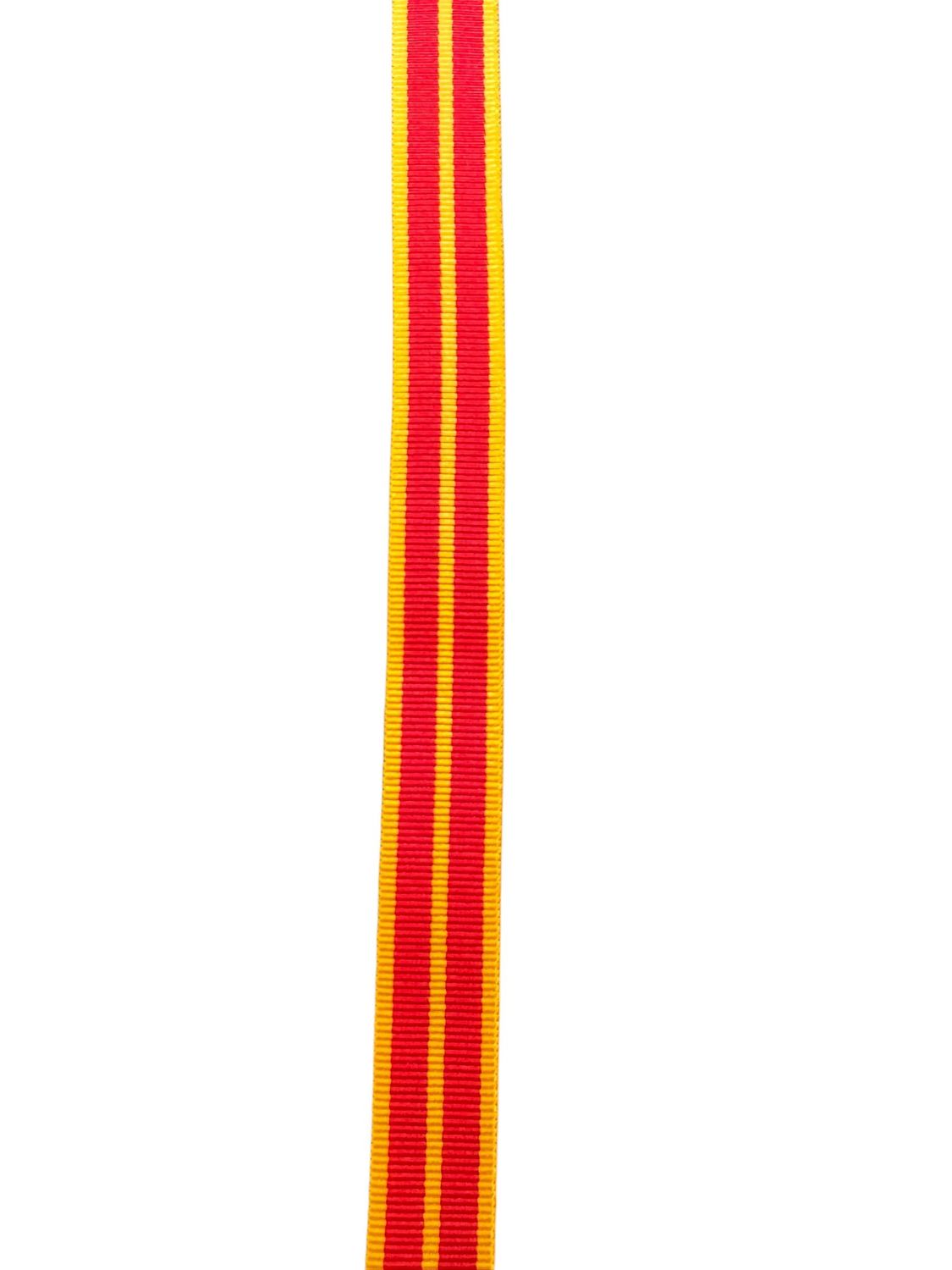 Queen Fire Medal Miniature Size Medal Ribbon
