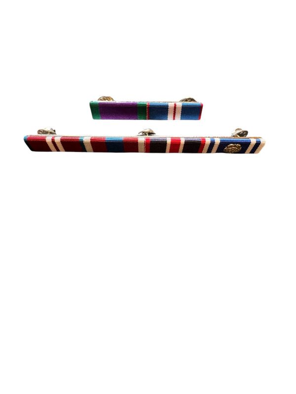 RIBBON BAR's AND PIN, GSM, Queens Golden, Diamond, Platinum Jubilee, King's Coronation And Police LSGC with Rosette