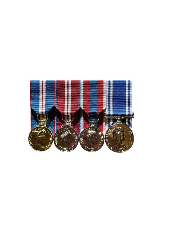 Court Mounted  Medal Set, Gold, Diamond, Platinum Jubilee with Police LSGC EIIR full size replicas