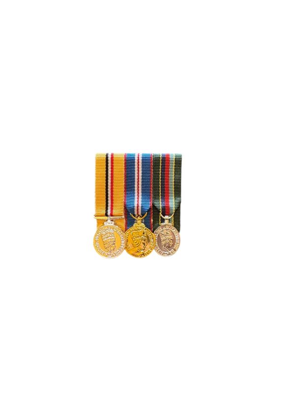 Court Mounted Miniature Medal Set, Golden Jubilee, Iraq Op Telic & VRSM medals Court Mounted Miniature Medal Set, Golden Jubilee, Iraq Op Telic & VRSM medals