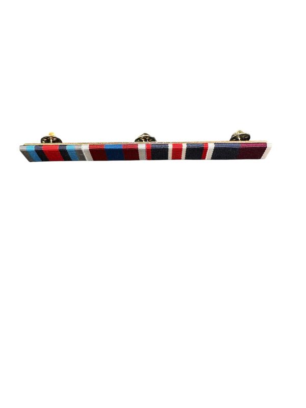 RIBBON BAR AND PIN, Shader, Platinum Jubilee, King's Coronation And RAF LSGC