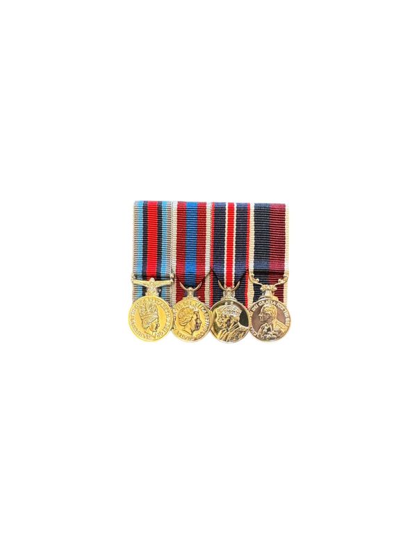 Court Mounted Miniature Medal Set, Shader, Platinum Jubilee & King Coronation & RAF LSGC CIIIR Court Mounted Miniature Medal Set, Shader, Platinum Jubilee & King Coronation & RAF LSGC CIIIR