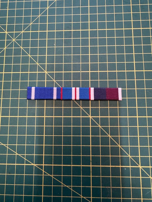 RIBBON BAR  Yougslavia, Golden, RAF LSGC