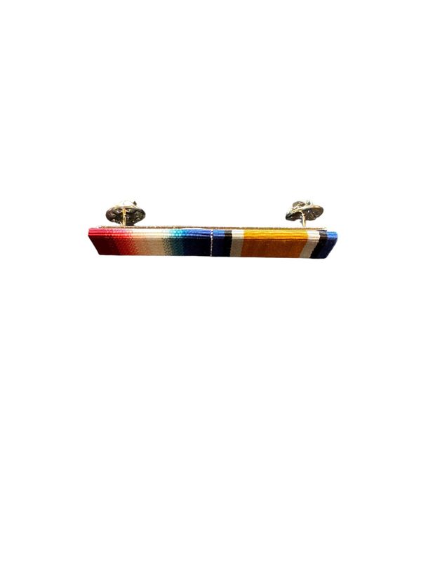 RIBBON BAR AND PIN WW1, 14 Star, War Medal,