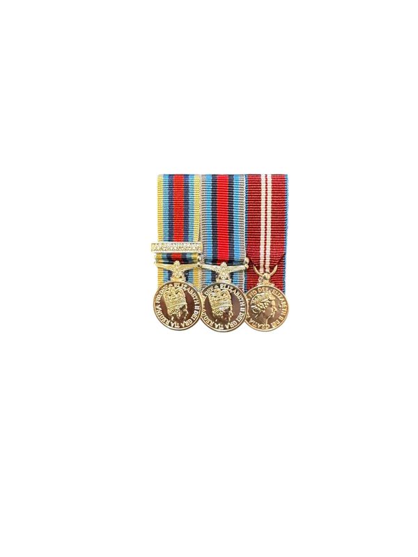 Court Mounted Miniature Medal Set, Afghanistan, Shader, Diamond Jubilee