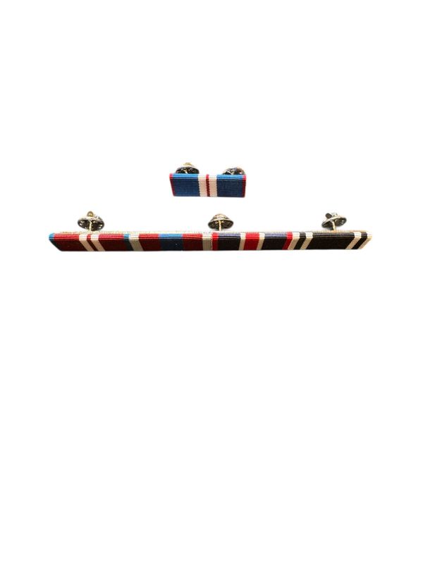 RIBBON BAR AND PINS Queens Golden, Diamond, Platinum Jubilee, King's Coronation And Prison LSGC