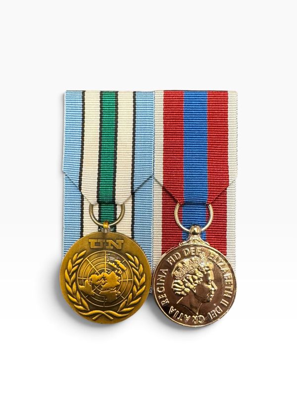 Court Mounted  Medal Set, UN South Sudan, Platinum Jubilee  full size replicas