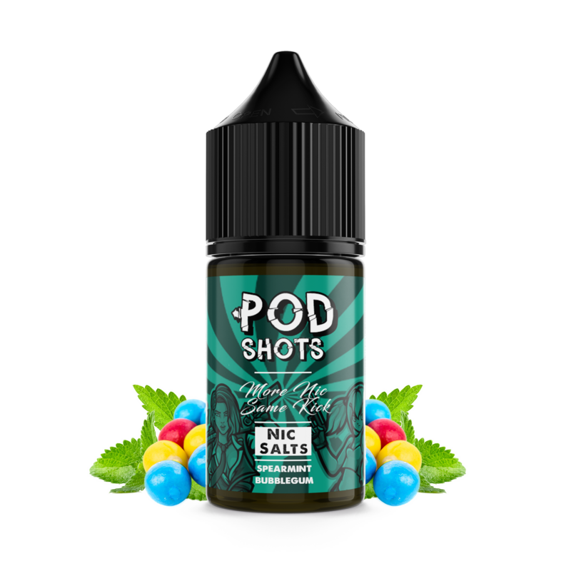 Spearmint bubblegum- Nic Salts