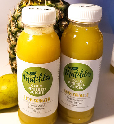 Einzelne Flaschen - Cold pressed Juices