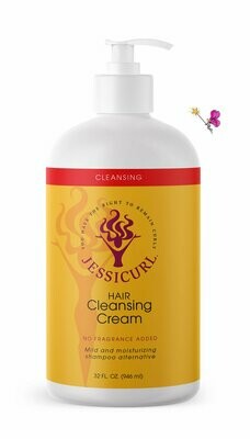 Jessicurl Hair Cleansing Cream No Fragrance Added  946ml (32oz)