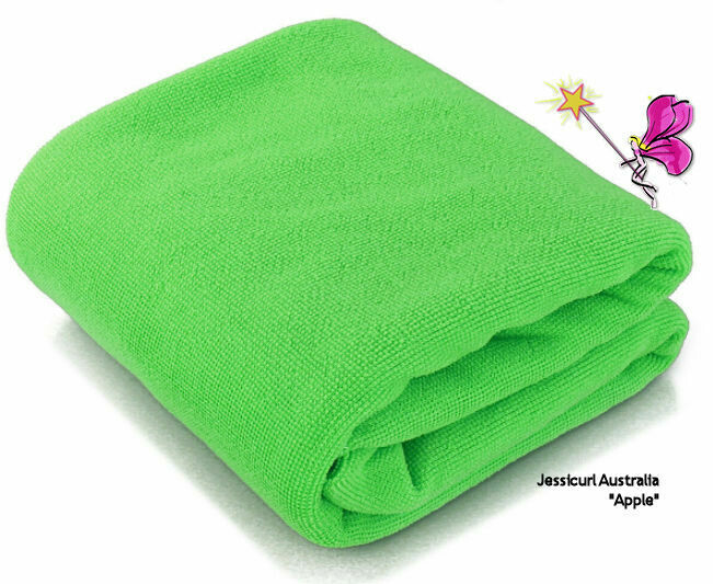 Jessicurl Australia Microfibre Plunking Towel - Green Apple