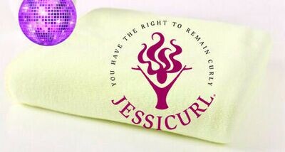 Jessicurl Australia Microfibre Plunking Towel - Pale Yellow