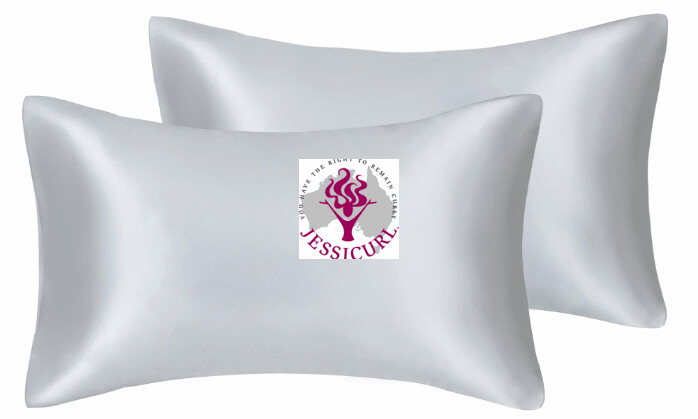 Jessicurl Australia Satin Pillowcases - Silver