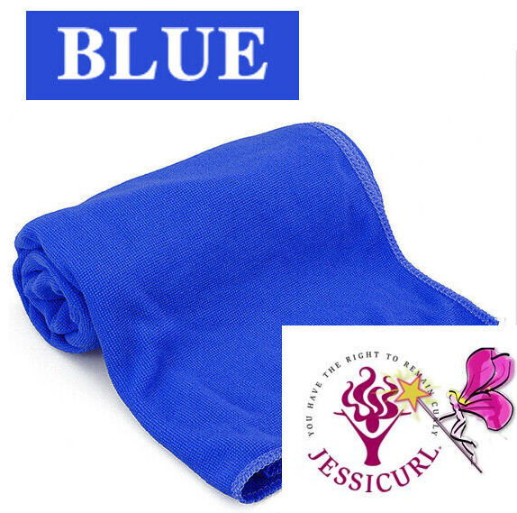 Jessicurl Australia Microfibre Plunking Towel - Peacock Blue