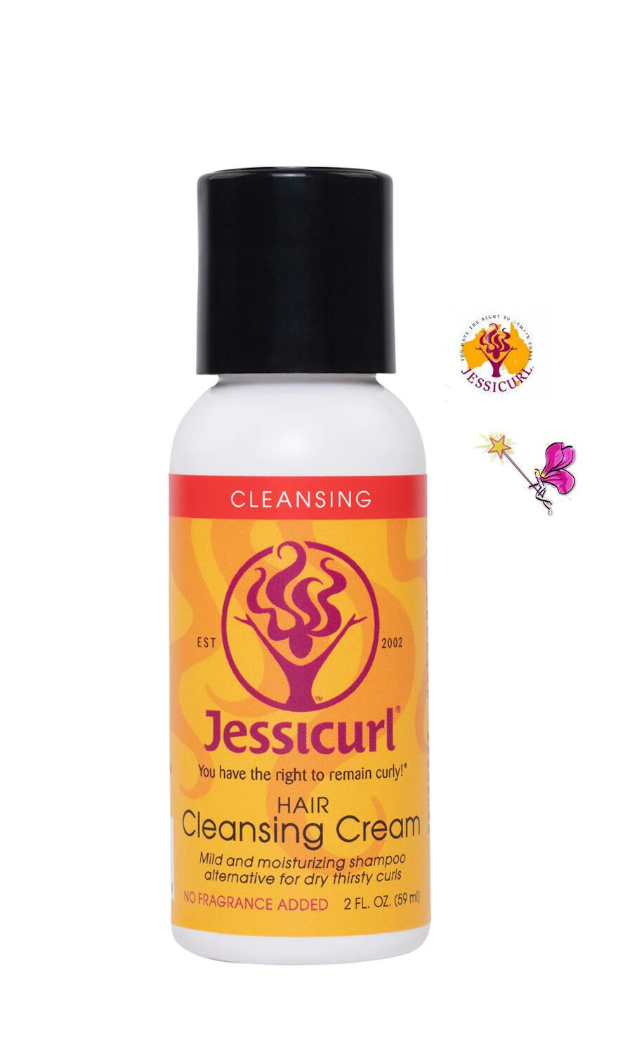 Jessicurl Hair Cleansing Cream No Fragrance Added  59ml (2oz)