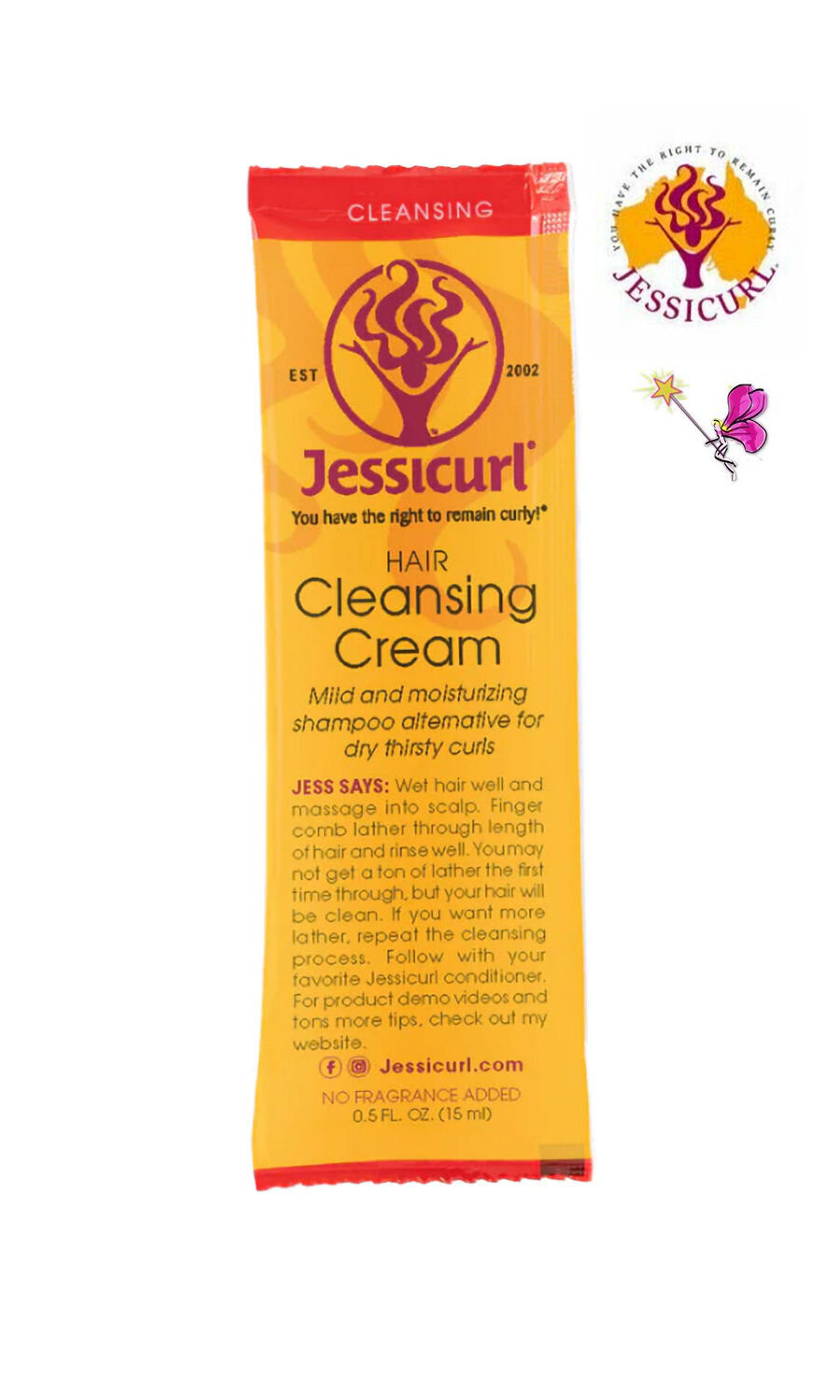 Sample Jessicurl Hair Cleansing Cream 15ml (0.5oz) (No Fragrance)