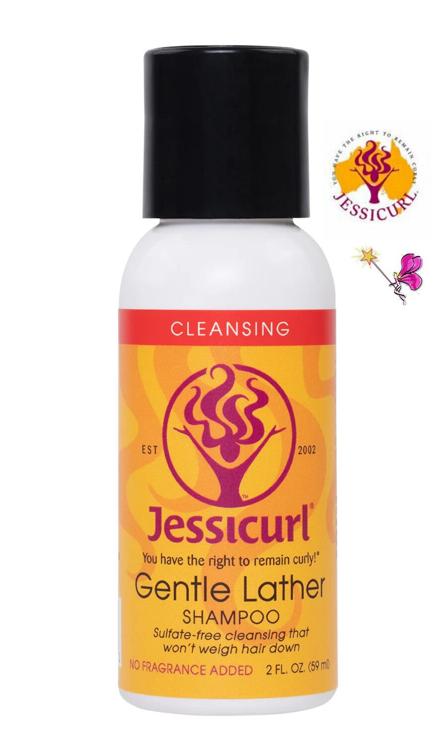 Jessicurl Gentle Lather Shampoo No Fragrance Added 59ml (2oz)