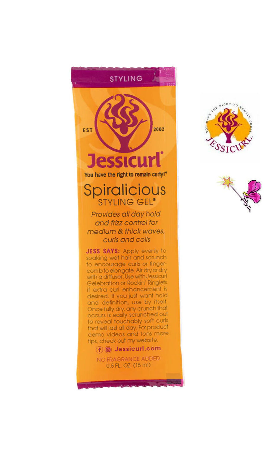 Sample Jessicurl Spiralicious 15ml (0.5oz) (No Fragrance)