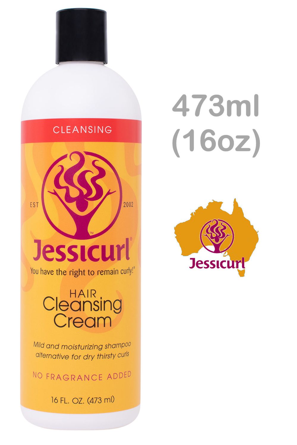 Jessicurl Hair Cleansing Cream  473ml (16oz)