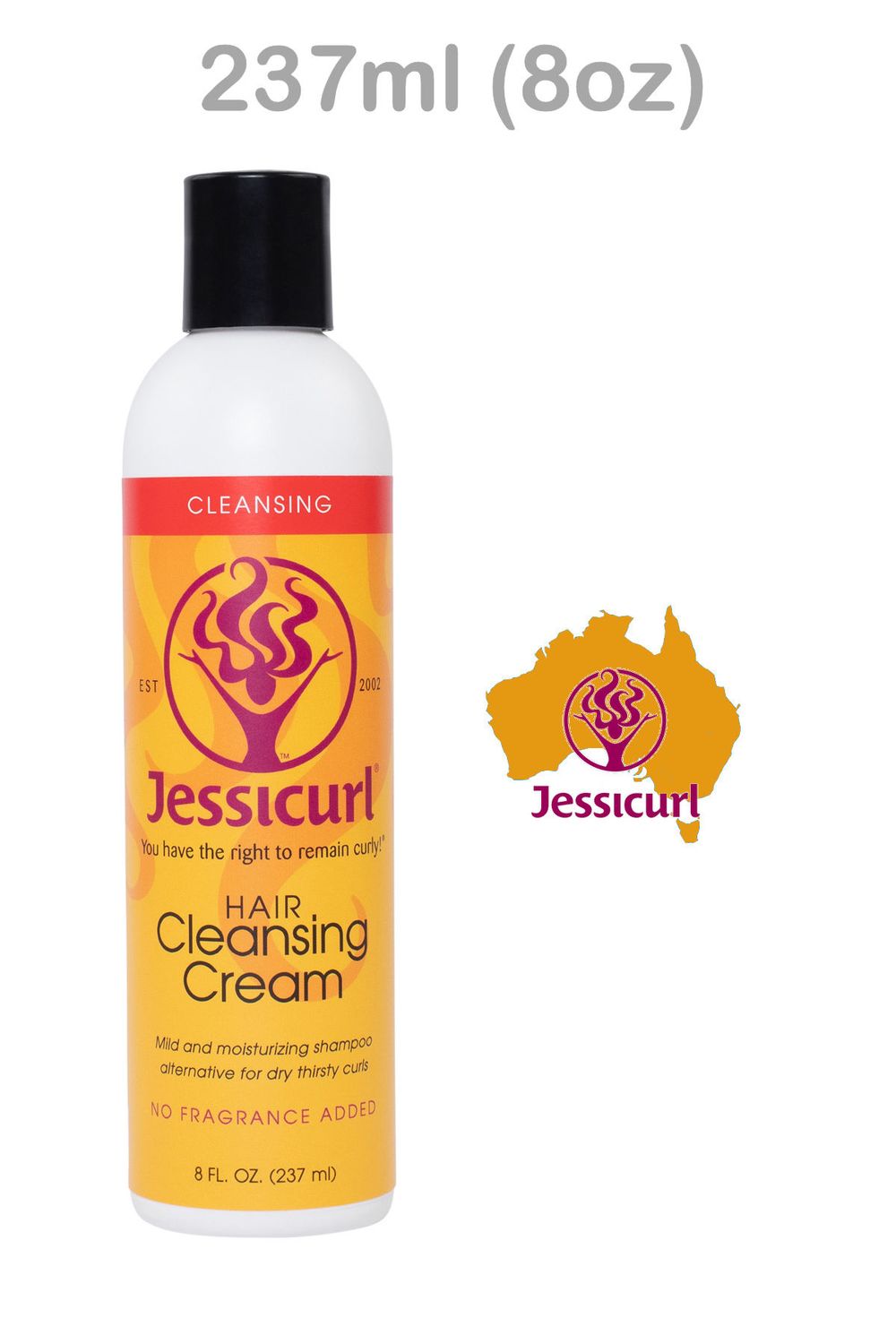 Jessicurl Hair Cleansing Cream  237ml (8oz)