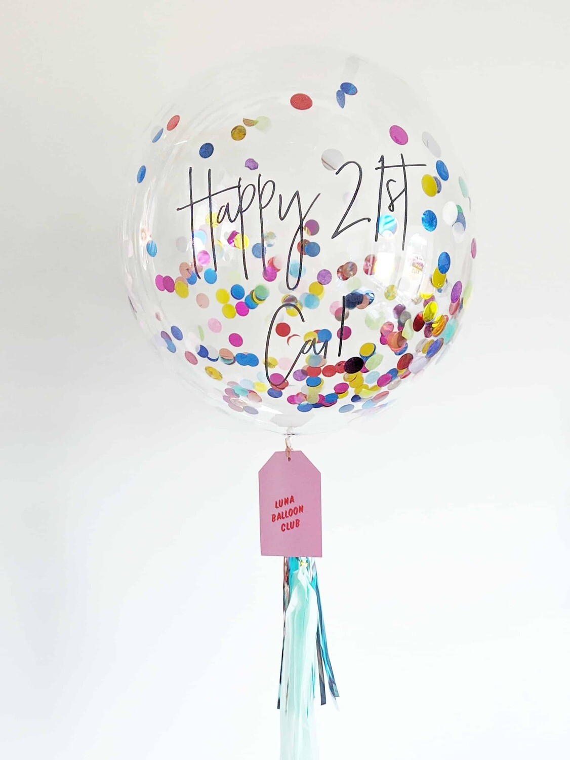 Confetti Bubble with Personalised Message Confetti Bubble with Personalised Message
