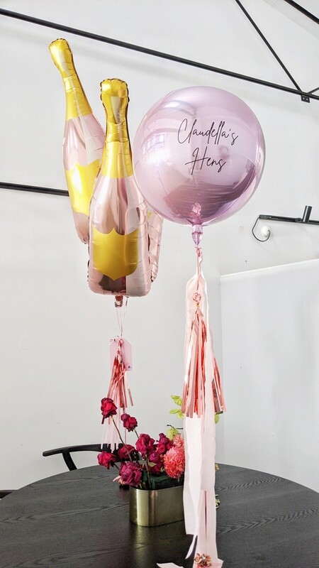 Hen's Party Set - Champagne Bottles Hen's Party Set - Champagne Bottles